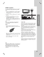 Preview for 15 page of Toshiba SD-C67HT Owner'S Manual