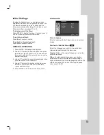 Preview for 21 page of Toshiba SD-C67HT Owner'S Manual