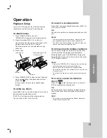 Preview for 25 page of Toshiba SD-C67HT Owner'S Manual