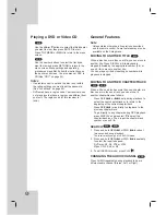 Preview for 26 page of Toshiba SD-C67HT Owner'S Manual