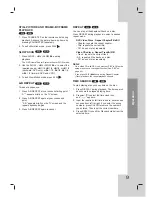 Preview for 27 page of Toshiba SD-C67HT Owner'S Manual