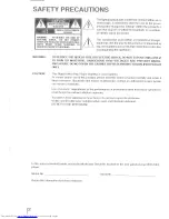 Предварительный просмотр 2 страницы Toshiba SD-K350Y Owner'S Manual