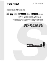 Toshiba SD-K530SU Service Manual preview