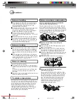 Preview for 6 page of Toshiba SD-K531SUA Owner'S Manual