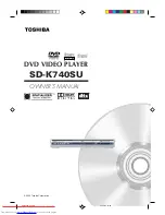 Toshiba SD-K740SU Owner'S Manual предпросмотр