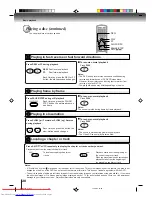 Preview for 20 page of Toshiba SD-K740SU Owner'S Manual