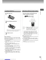 Preview for 15 page of Toshiba SD-K741 Owner'S Manual