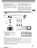 Preview for 19 page of Toshiba SD-K741 Owner'S Manual