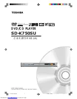 Toshiba SD-K750SU Owner'S Manual предпросмотр