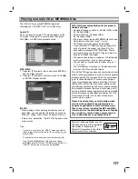 Preview for 33 page of Toshiba SD-KV540 Owner'S Manual