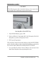 Preview for 20 page of Toshiba SD-M1401 Hardware Instruction Manual