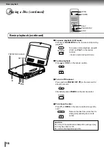 Предварительный просмотр 16 страницы Toshiba SD-P1000 Owner'S Manual