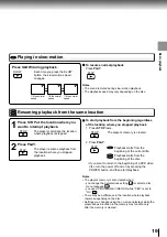 Предварительный просмотр 19 страницы Toshiba SD-P1000 Owner'S Manual