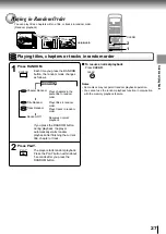 Предварительный просмотр 26 страницы Toshiba SD-P1000 Owner'S Manual