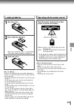 Предварительный просмотр 56 страницы Toshiba SD-P1000 Owner'S Manual