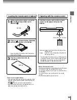 Предварительный просмотр 15 страницы Toshiba SD-P1400 Owner'S Manual