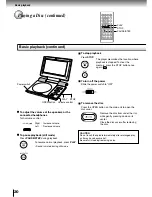 Предварительный просмотр 20 страницы Toshiba SD-P1400 Owner'S Manual