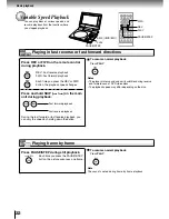 Предварительный просмотр 22 страницы Toshiba SD-P1400 Owner'S Manual