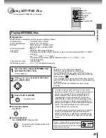 Предварительный просмотр 27 страницы Toshiba SD-P1400 Owner'S Manual