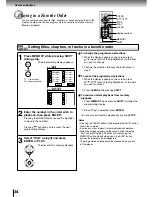 Предварительный просмотр 34 страницы Toshiba SD-P1400 Owner'S Manual