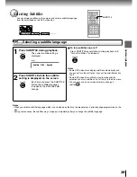 Предварительный просмотр 39 страницы Toshiba SD-P1400 Owner'S Manual