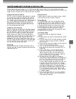 Предварительный просмотр 69 страницы Toshiba SD-P1400 Owner'S Manual