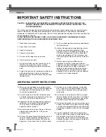 Предварительный просмотр 4 страницы Toshiba SD-P1600 Owner'S Manual