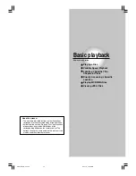 Предварительный просмотр 17 страницы Toshiba SD-P1600 Owner'S Manual