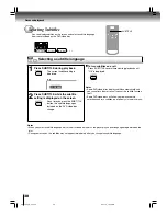 Предварительный просмотр 38 страницы Toshiba SD-P1600 Owner'S Manual