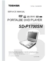 Toshiba SD-P1700SN Service Manual preview