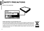 Preview for 4 page of Toshiba SD-P1707SR Owner'S Manual