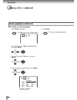 Preview for 20 page of Toshiba SD-P1880SE Owner'S Manual