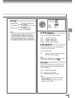 Preview for 49 page of Toshiba SD-P1880SE Owner'S Manual