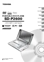 Предварительный просмотр 1 страницы Toshiba SD-P2600 Owner'S Manual