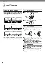 Предварительный просмотр 8 страницы Toshiba SD-P2600 Owner'S Manual