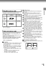 Предварительный просмотр 11 страницы Toshiba SD-P2600 Owner'S Manual