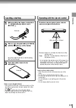 Предварительный просмотр 17 страницы Toshiba SD-P2600 Owner'S Manual