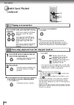 Предварительный просмотр 26 страницы Toshiba SD-P2600 Owner'S Manual