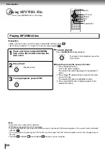 Предварительный просмотр 30 страницы Toshiba SD-P2600 Owner'S Manual