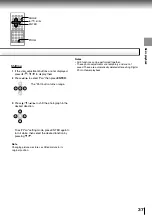 Предварительный просмотр 37 страницы Toshiba SD-P2600 Owner'S Manual