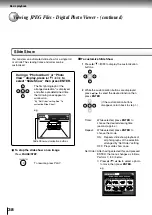 Предварительный просмотр 38 страницы Toshiba SD-P2600 Owner'S Manual