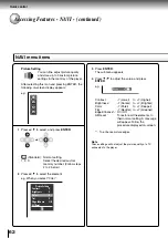 Предварительный просмотр 62 страницы Toshiba SD-P2600 Owner'S Manual