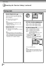 Предварительный просмотр 70 страницы Toshiba SD-P2600 Owner'S Manual