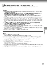 Предварительный просмотр 87 страницы Toshiba SD-P2600 Owner'S Manual