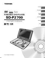 Предварительный просмотр 1 страницы Toshiba SD-P2700 Owner'S Manual