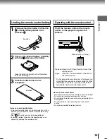 Предварительный просмотр 15 страницы Toshiba SD-P2700 Owner'S Manual