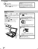 Предварительный просмотр 18 страницы Toshiba SD-P2700 Owner'S Manual