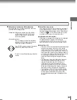 Предварительный просмотр 21 страницы Toshiba SD-P2700 Owner'S Manual