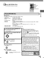 Предварительный просмотр 27 страницы Toshiba SD-P2700 Owner'S Manual