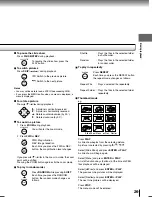 Предварительный просмотр 29 страницы Toshiba SD-P2700 Owner'S Manual